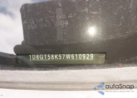 2007 Dodge Nitro Slt/Rt z USA, uszkodzony, nr VIN 1D8GT58K57W610929